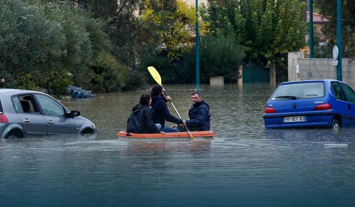 Floods and landslides hit Italy and France badly killing two