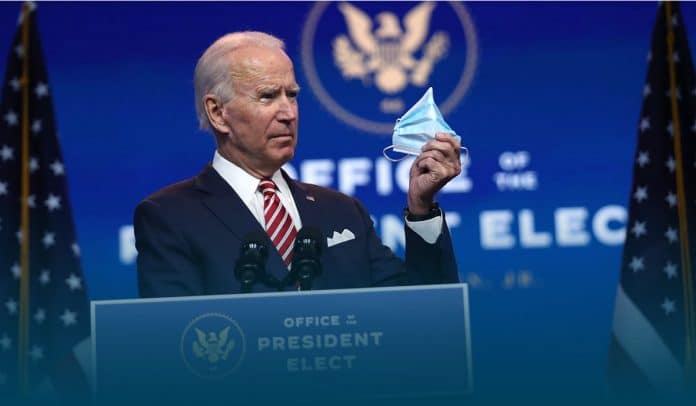 Biden ask Americans to wear masks for his initial 100 days