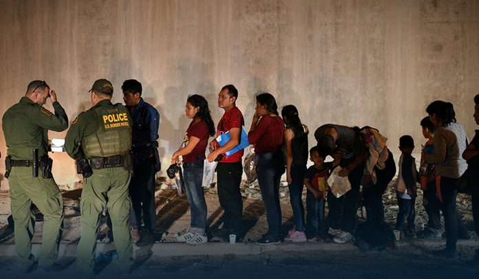 United States Border crossings were at Peak in past decades in March