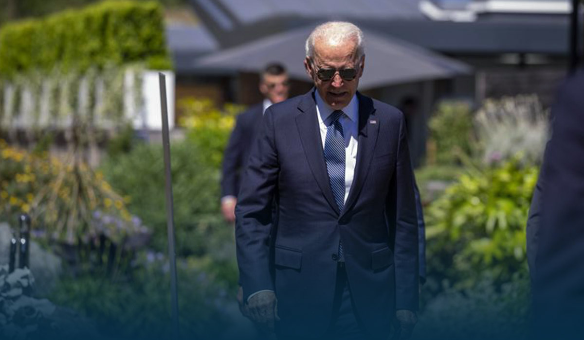 Joe Biden and His Wife have Tea with Queen Elizabeth II at Windsor Castle