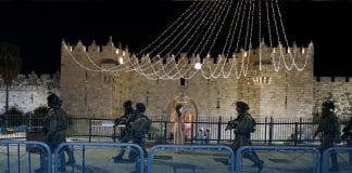 Palestinians and Jewish Settlers Clash In East Jerusalem's Sheikh Jarrah Neighborhood