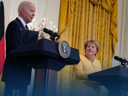 President Biden Gives Germany Chancellor Angela Merkel a White House Farewell