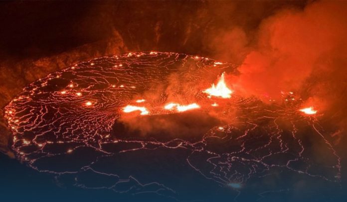 Hawaii’s Kilauea Volcano Erupted In ‘Full Swing’ Within National Park on Big Island