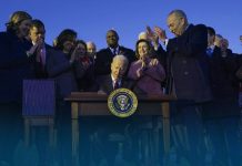Biden Signs 1T Dollars Infrastructure Spending Package into Law