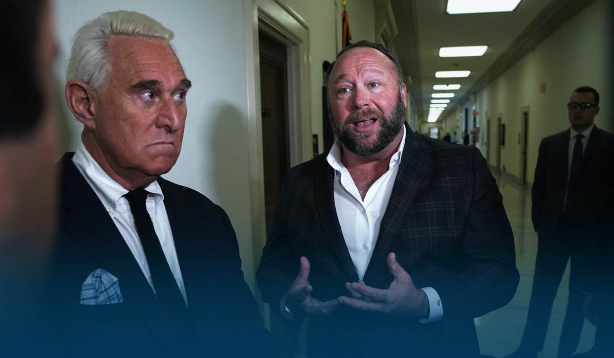 January 6 Panel Issued Subpoenas to Alex Jones, Roger Stone