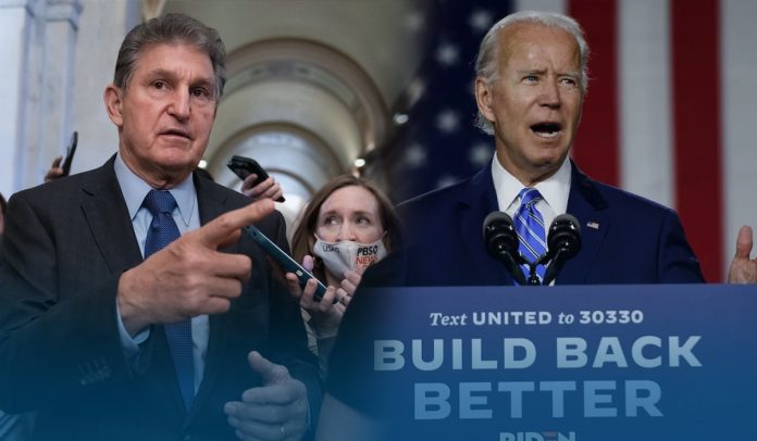 Sen. Joe Manchin and President Biden at odds in Build Back Better Talks
