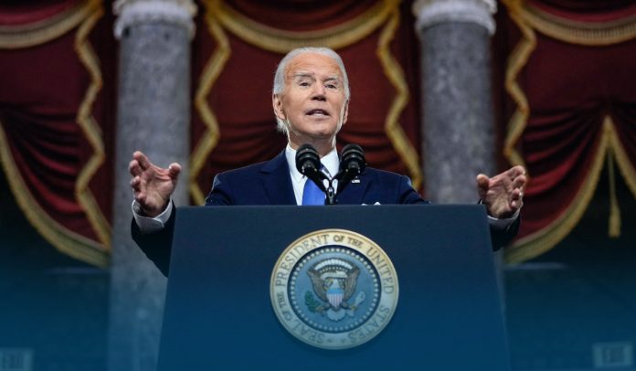 “You can’t love your country only when you win” – Biden; Condemns Lies in 1/6 Speech