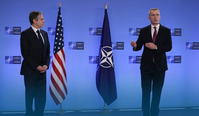Antony Blinken Meets with NATO Chief on Russia-Ukraine Crisis