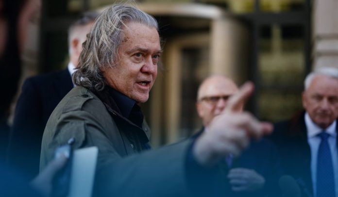 US DOJ Seek Limit Bannon's defense Before July criminal contempt-of-Congress Case