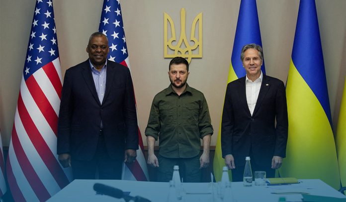 On Ukraine Visit, Austin, Blinken Vows Return of US Diplomats, More Security Assistance