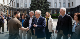 McConnell Leads Republican Visit to Kyiv