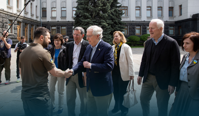 McConnell Leads Republican Visit to Kyiv