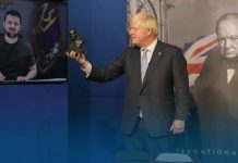 PM Johnson Presented the 2022 Churchill Award to Ukraine’s Zelenskyy